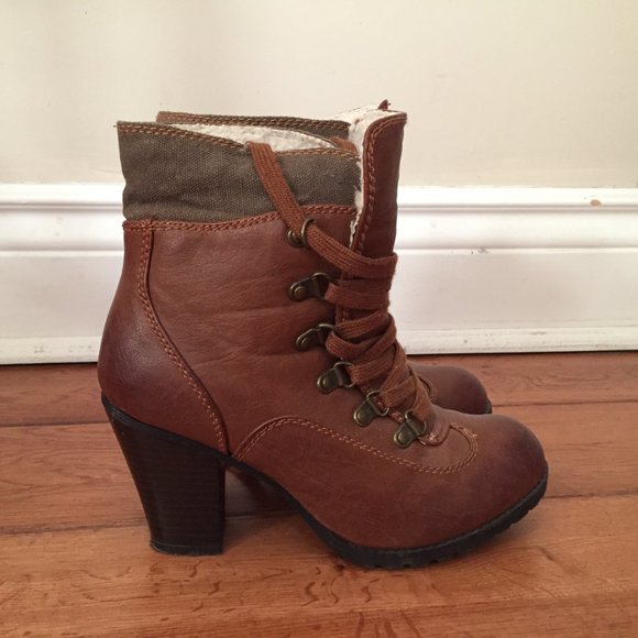 Women's furry heel rangers - Picture 2 of 3